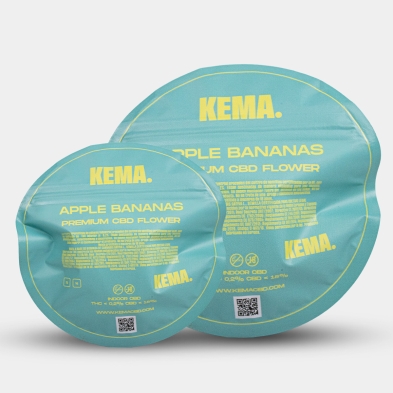 Apple Bananas Cali CBD KEMA 18% Blüten