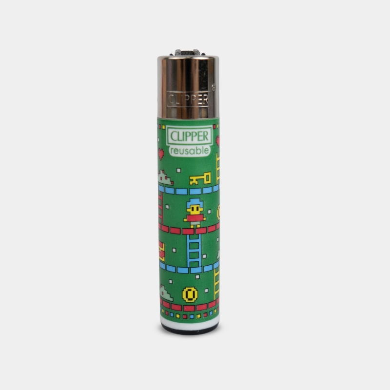 Clipper-Feuerzeug „Insert Coins“