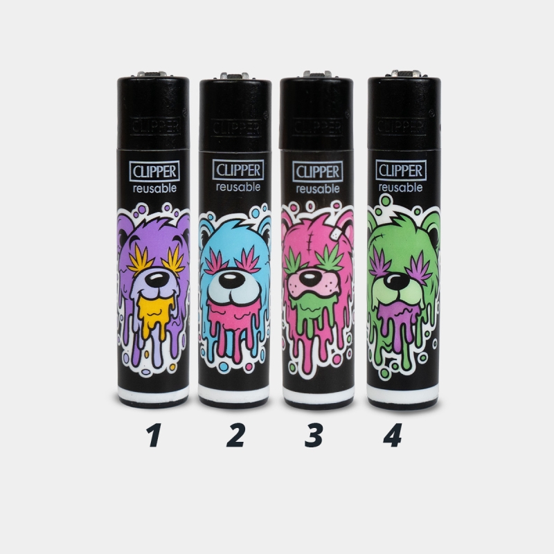 Clipper Feuerzeug Juicy Bears | 4 Sammlerdesigns