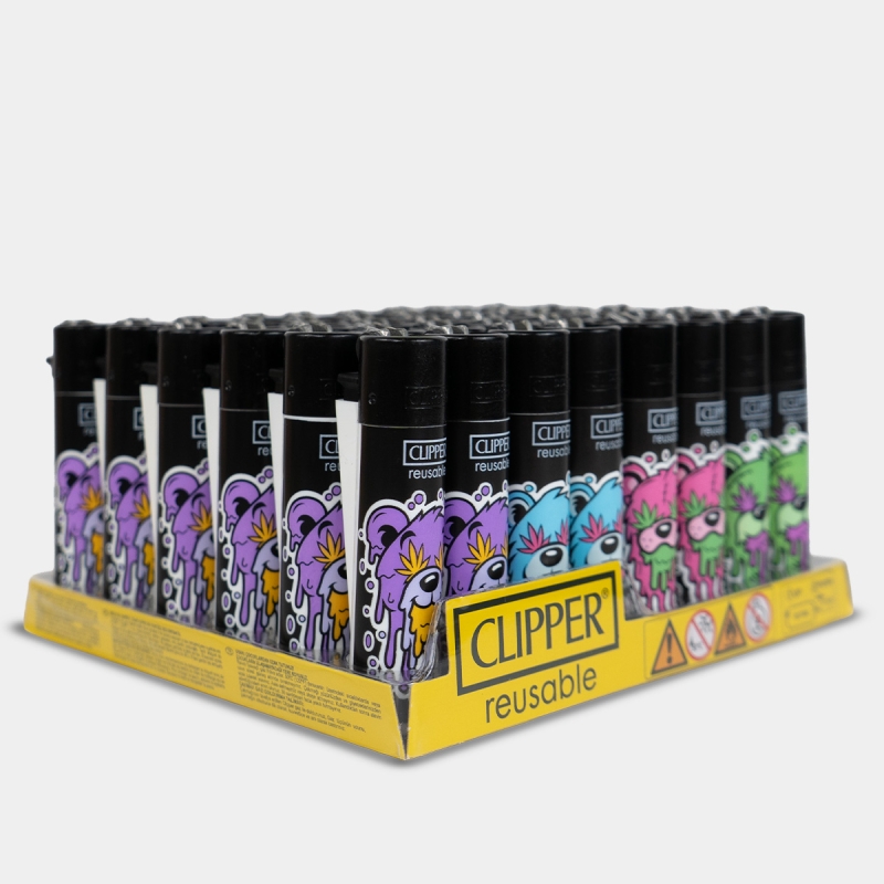 Clipper Feuerzeug Juicy Bears | 4 Sammlerdesigns