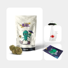 View Alien-Set | Bong, CBD-Blüten und GB-Tablett