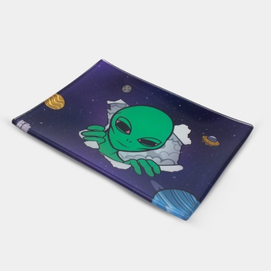 Alien-Set | Bong, CBD-Blüten und GB-Tablett