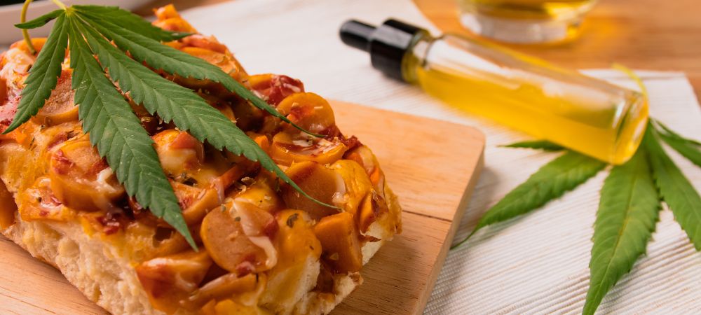 Cannabis pizza 