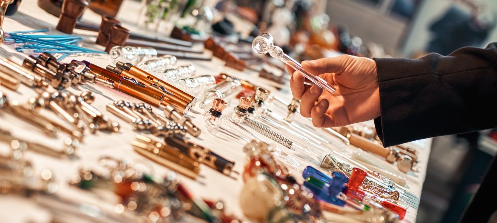 verschiedene Marihuana-Pfeifen