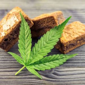 Cannabis-Brownie