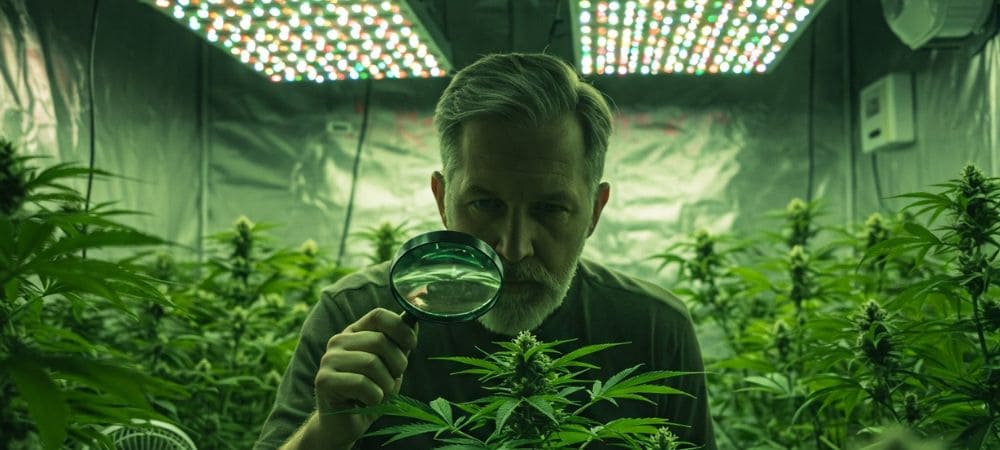 Mikromilben in Cannabis