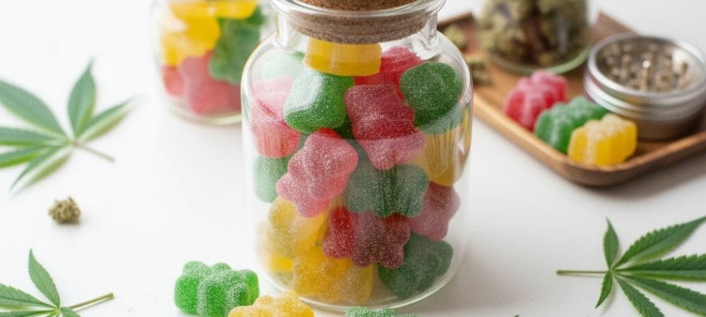 HHC Gummies im Glas