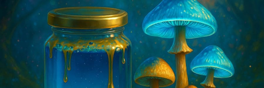 Blauer Honig: Wie man Psilocybin-Pilze in flüssiges Gold verwandelt